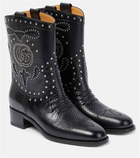 schaub's gucci boots|gucci cowboy boots.